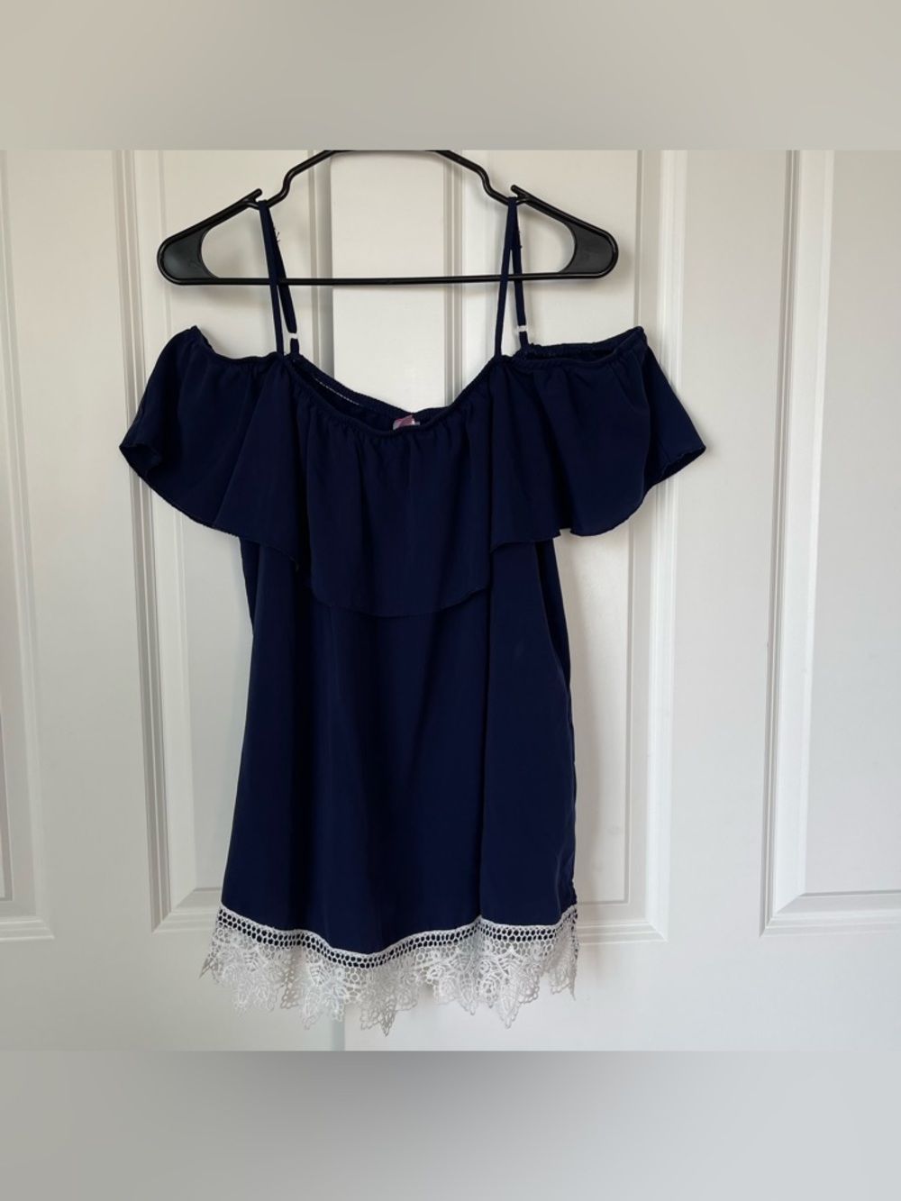 No Boundaries Coral Ruffle-Trim Tank Top Off Shoulder or Straps 3X
